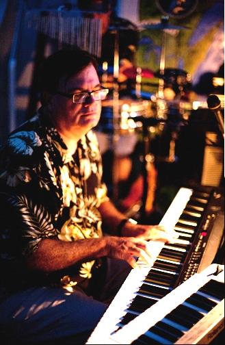 Jazz musician performing aboard Tall Ship Windy in Chicago